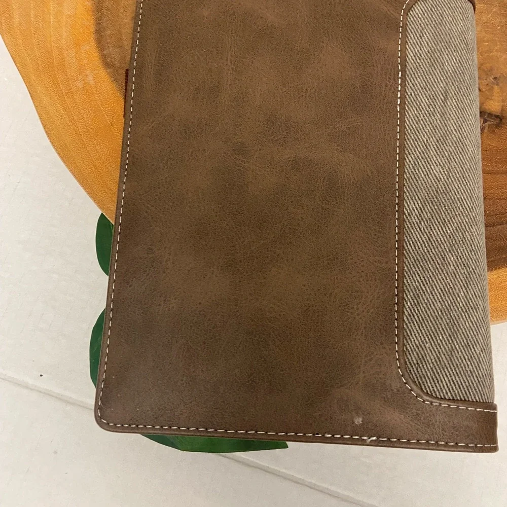 At A Glance Faux Leather Organizer Agenda Planner